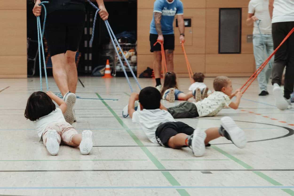 Hopsefrosch Kinder bei KinderFit Sportstunde